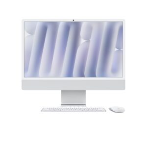 APPLE IMAC 24 INCH M4 CHIP WITH 10 CORE CPU 10 CORE GPU 256GB SSD 16GB SILVER ARBIC MD3H4